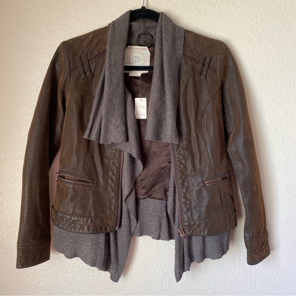 Anthropologie Hei Hei Vegan Jacket